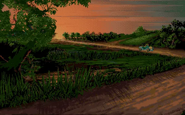 Alone in the Dark PC-98 Ahh, the slick intro, with the 3D car...
