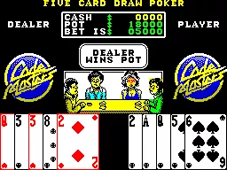 Monte Carlo Casino ZX Spectrum That means the dealer wins...