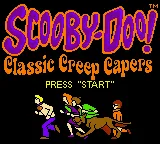 Scooby-Doo!: Classic Creep Capers Game Boy Color Title Screen