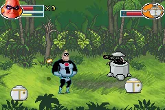 The Incredibles Game Boy Advance The ball-shaped robots can extend an impressive collection of blades.