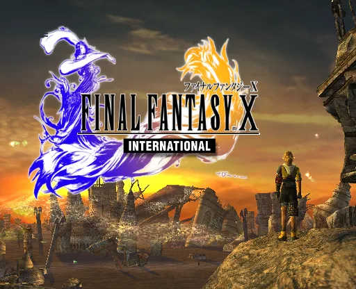 Final Fantasy X PlayStation 2 Title screen.
