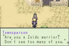Zoids: Legacy Game Boy Advance Talking to a guy without a name