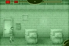 Tom Clancy&#x27;s Splinter Cell: Pandora Tomorrow Game Boy Advance Using night vision