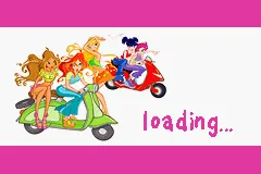 Winx Club Game Boy Advance Loading screen (yes, a cartridge game with loading times)