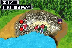 Goemon: New Age Shutsud&#x14D;! Game Boy Advance Map of the first area