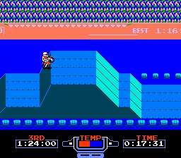Excitebike NES Wow, what an obstacle!