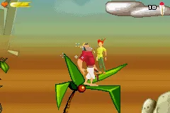 Disney&#x27;s Peter Pan: Return to Never Land Game Boy Advance The palm tree, Sir, is not big enough for the two of us!