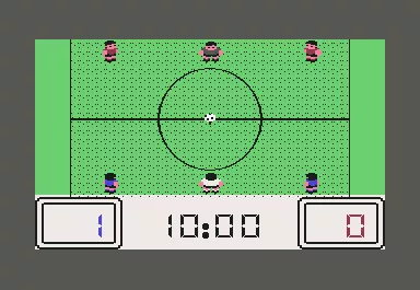 European 5-A-Side Commodore 64 Computer in demo play