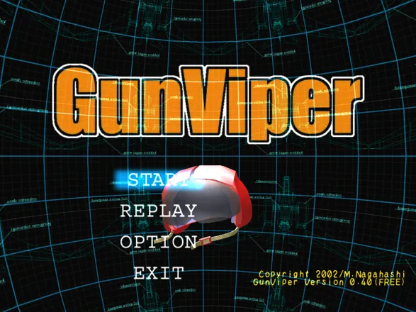 Project GunViper Windows Main menu