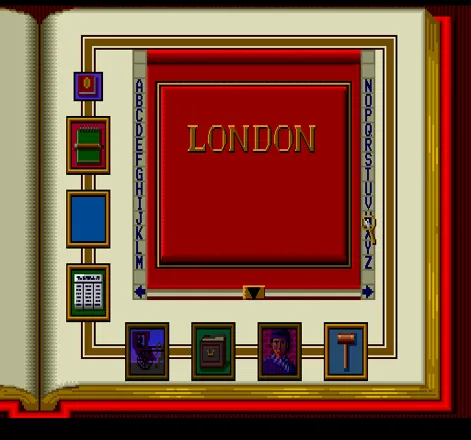 Sherlock Holmes: Consulting Detective - Volume II TurboGrafx CD The entire directory of London
