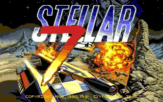 Stellar 7 Amiga Title screen
