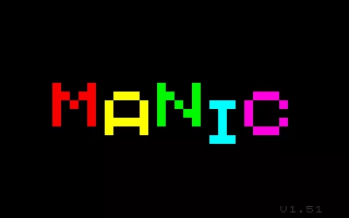 Manic Miner DOS Title screen