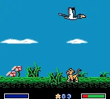 Disney&#x27;s The Lion King: Simba&#x27;s Mighty Adventure Game Boy Color We found Zazu. He won&#x27;t come down if you&#x27;re not at one of the edges of the screen.
