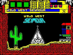 Wild West Seymour ZX Spectrum This isn&#x27;t the game, it&#x27;s a short animated piece before the game starts.