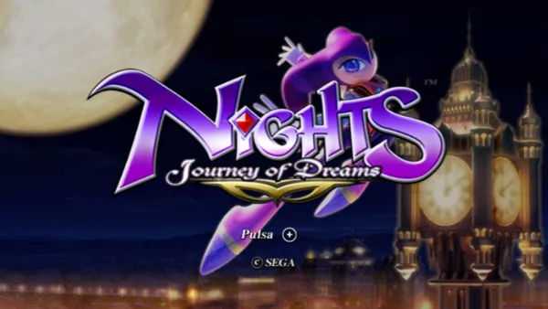 NiGHTS: Journey of Dreams Wii Title screen
