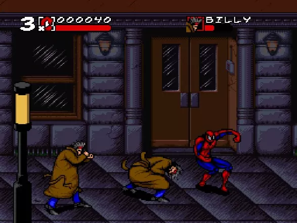 Spider-Man / Venom: Maximum Carnage SNES That must have hurt