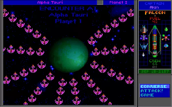 Star Control II DOS Attacking a race&#x27;s home planet generally isn&#x27;t a good idea.