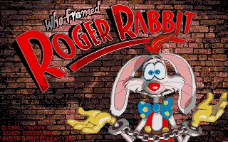Who Framed Roger Rabbit Atari ST Title screen