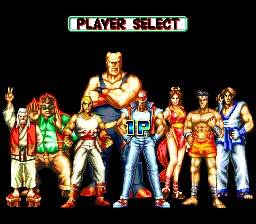 Fatal Fury 2 TurboGrafx CD Player select. Only one girl?.. :)
