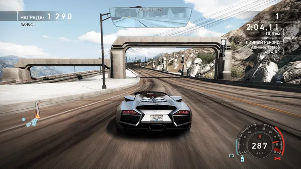 Need for Speed: Hot Pursuit Windows That&#x27;s a Lamborghini Revent&#xF3;n Roadster, no wonder I&#x27;m in the lead.