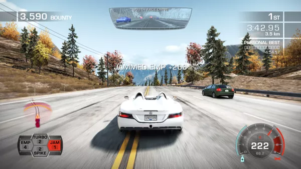 Need for Speed: Hot Pursuit Windows I&#x27;ve successfully blocked an EMP attack by frequency jammer.