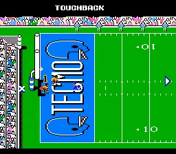 Tecmo Super Bowl NES Touchdown area