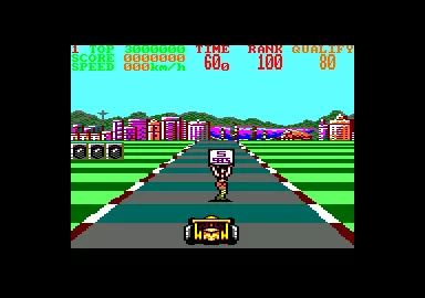 Continental Circus Amstrad CPC At the start line