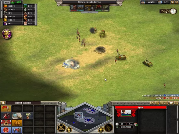 Rise of Nations: Thrones &#x26; Patriots Windows Destroying nuclear weapons with some persuaded (bribed) units.