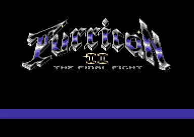 Turrican II: The Final Fight Commodore 64 Title screen
