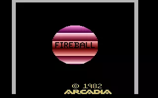 Fireball Atari 2600 Title screen