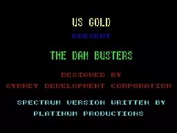 The Dam Busters ZX Spectrum Title