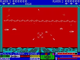 3D Lunattack ZX Spectrum Taking damage hits