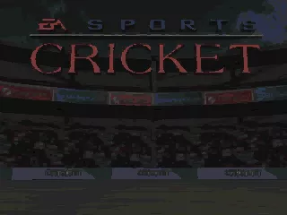 Cricket 96 DOS Title screen 1