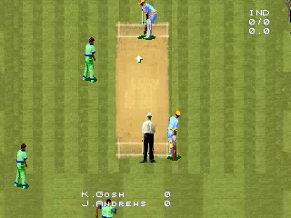 Cricket 96 DOS Playfield