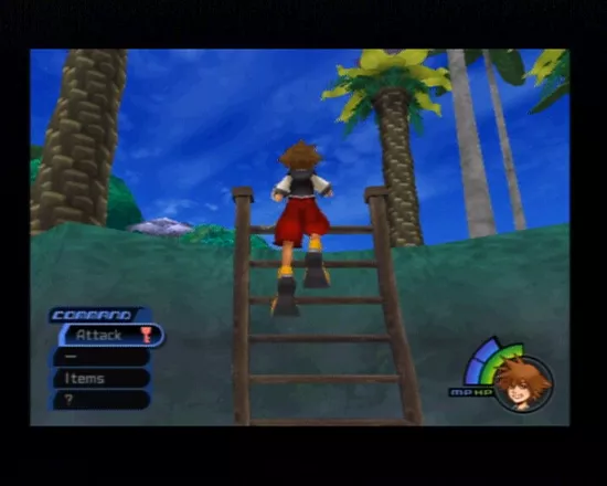 Kingdom Hearts PlayStation 2 One of the things to surprise you at firt may be nice character movement, variety of moves in general, and interaction with objects.