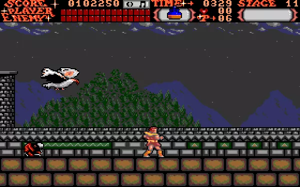 Castlevania Amiga A giant bird dropped something on Stage 11