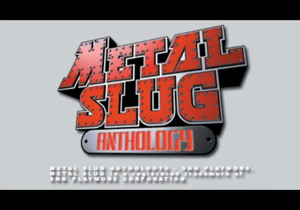 Metal Slug: Anthology PlayStation 2 Title screen