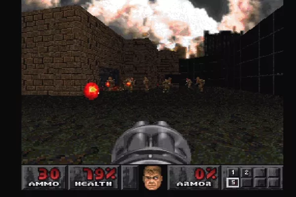DOOM PlayStation Start of Doom II&#x27;s city levels.