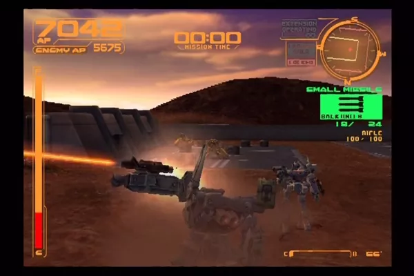 Armored Core 2 PlayStation 2 Attached energy beam for melee.