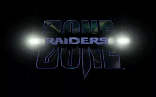 Zone Raiders DOS Title Screen