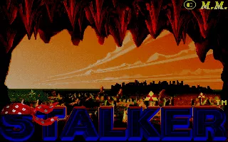 Stalker 1: Path of Fire DOS The intro &#x26; the title screen show some quality artwork. Putting Stalkers hat on the letter &#x27;S&#x27; was a nice touch.