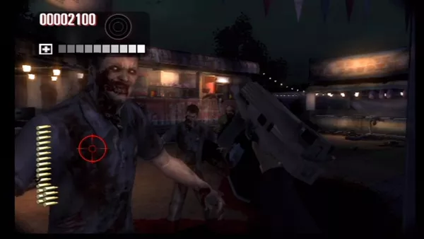 The House of the Dead: Overkill Wii Shooting through a fairground.