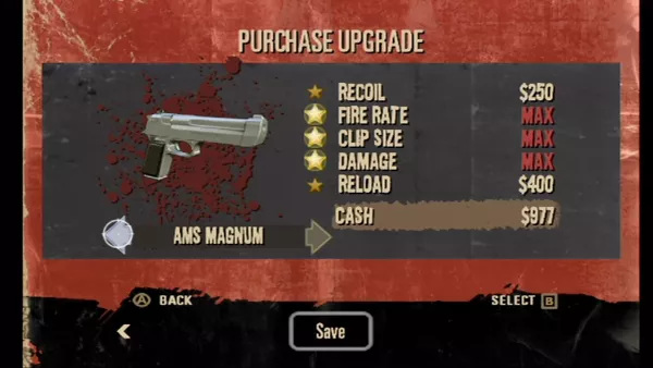 The House of the Dead: Overkill Wii Upgrade your guns between levels.