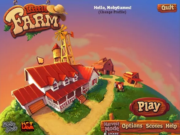 Little Farm Windows Title screen and main menu