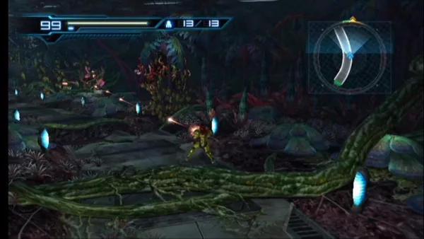 Metroid: Other M Wii Traveling into the screen.