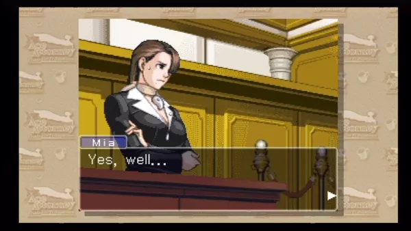Phoenix Wright: Ace Attorney - Trials and Tribulations Wii Playing as Mia Fey