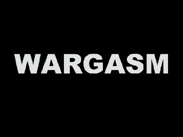 Wargasm Windows The game&#x27;s title screen is suitably stark