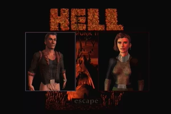 Hell: A Cyberpunk Thriller 3DO Character select