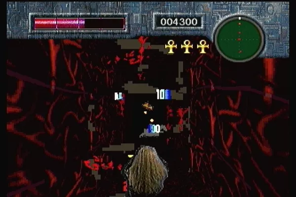 Virtuoso 3DO Since you&#x27;re playing a game about playing a game, defeated enemies shower points.