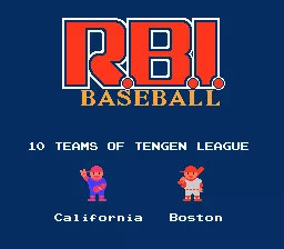 R.B.I. Baseball NES Intro